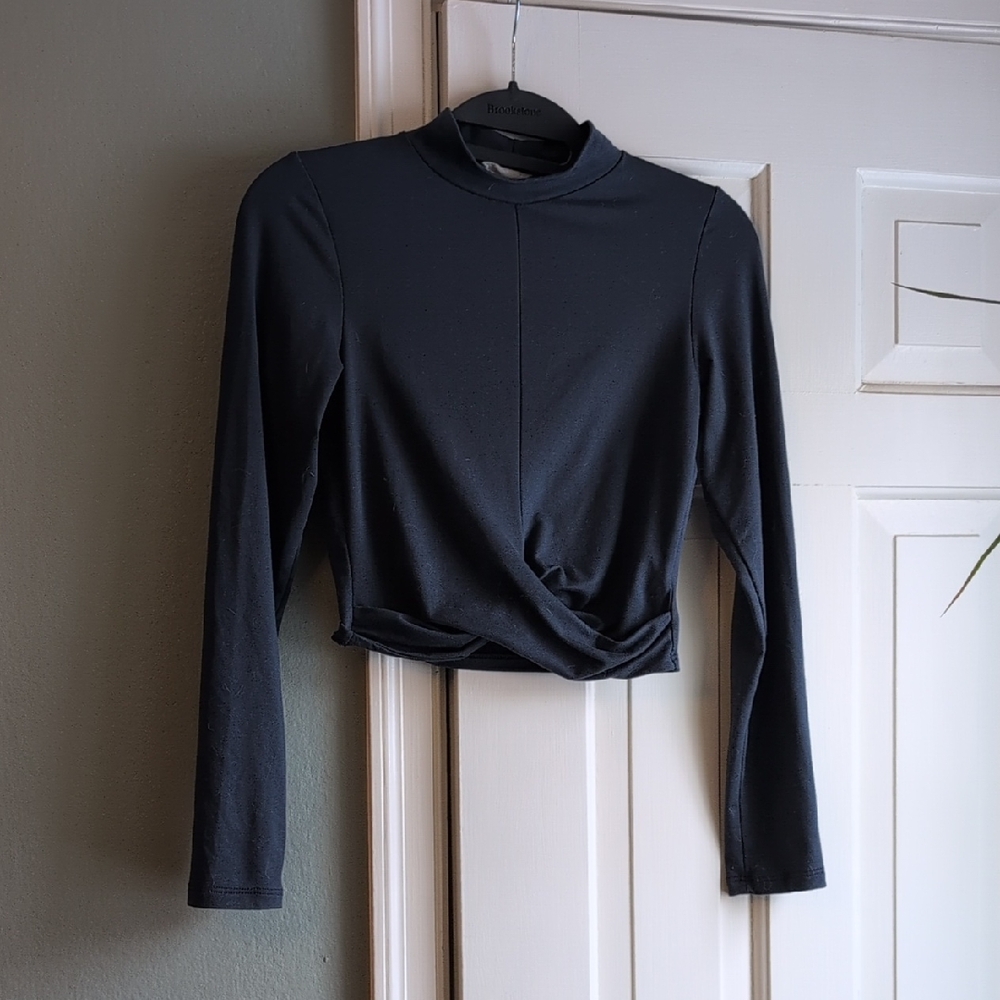 Sozy Slate Blue Long Sleeve Women's Top